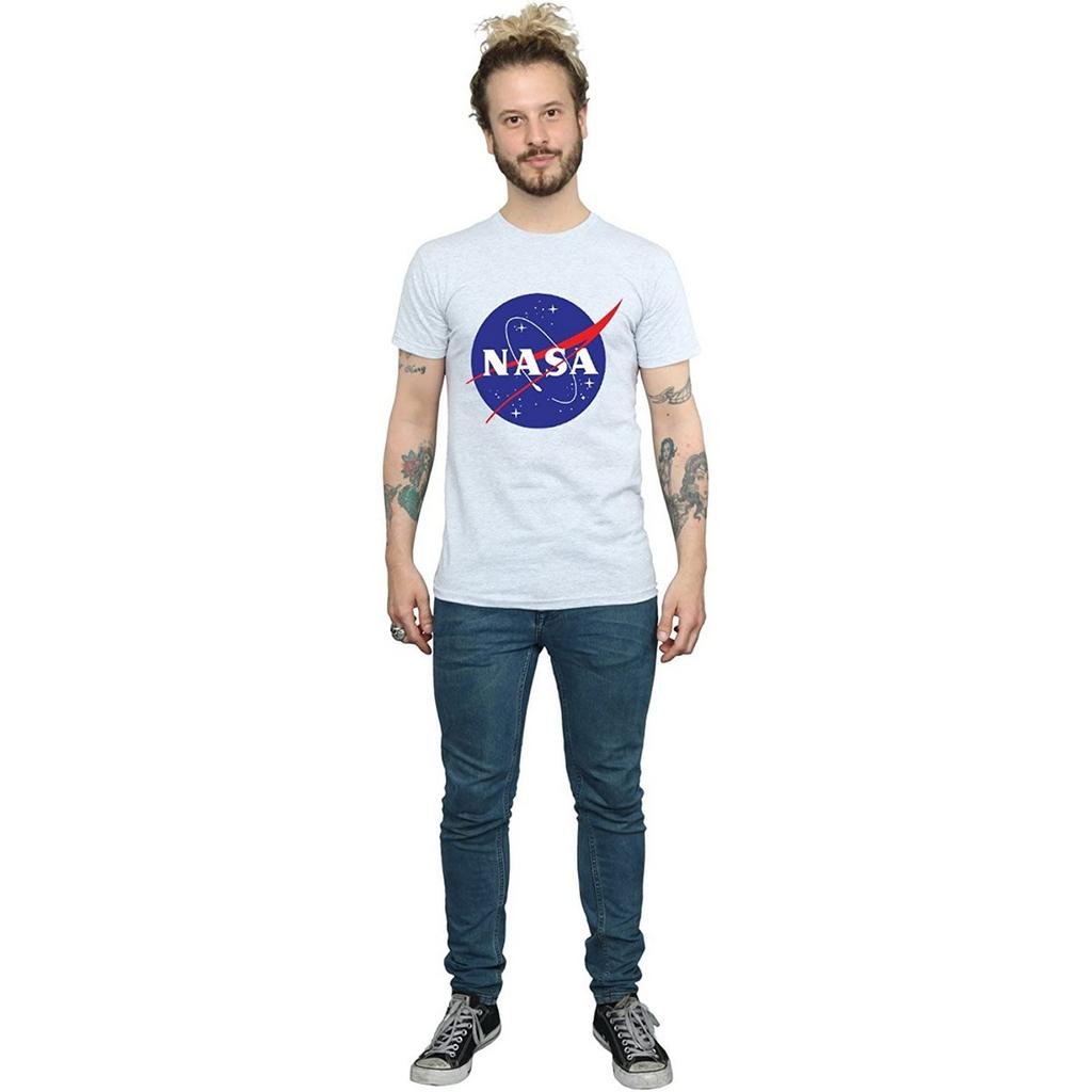 NASA Mens Insignia Distressed Logo T-Shirt