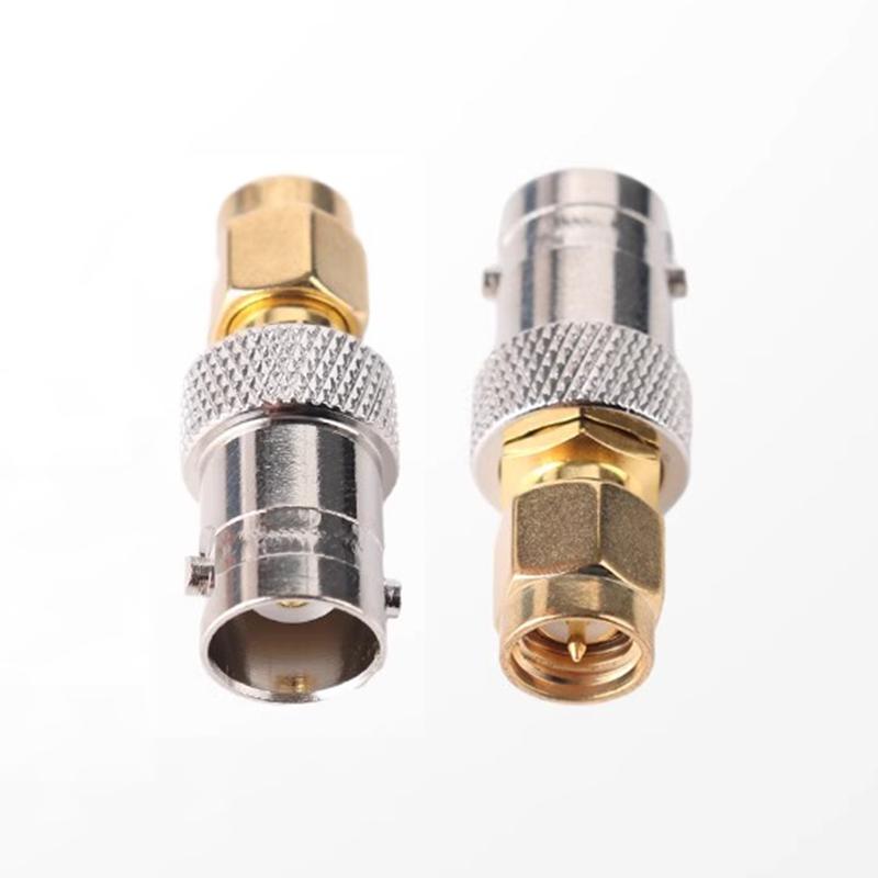 5/20/100PCS RF Connector RF Coax Coaxial SMA Male Plug to BNC Female M/F Radio Antenna Connector Adapter Gold Plating