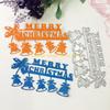 92MF Christmas Cutting Dies Stencil DIY Scrapbooking Embossing Paper Card Decor