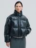 Sienne Nuit Leather Goose-Down (Black)