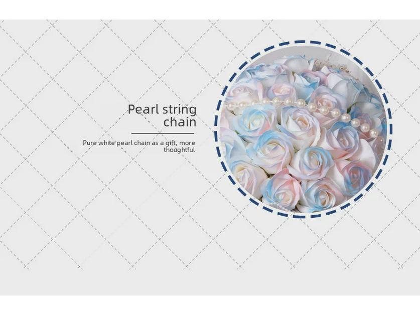 Göttinnentag Crushed Ice Blaue Rosenstrauß für Mütter