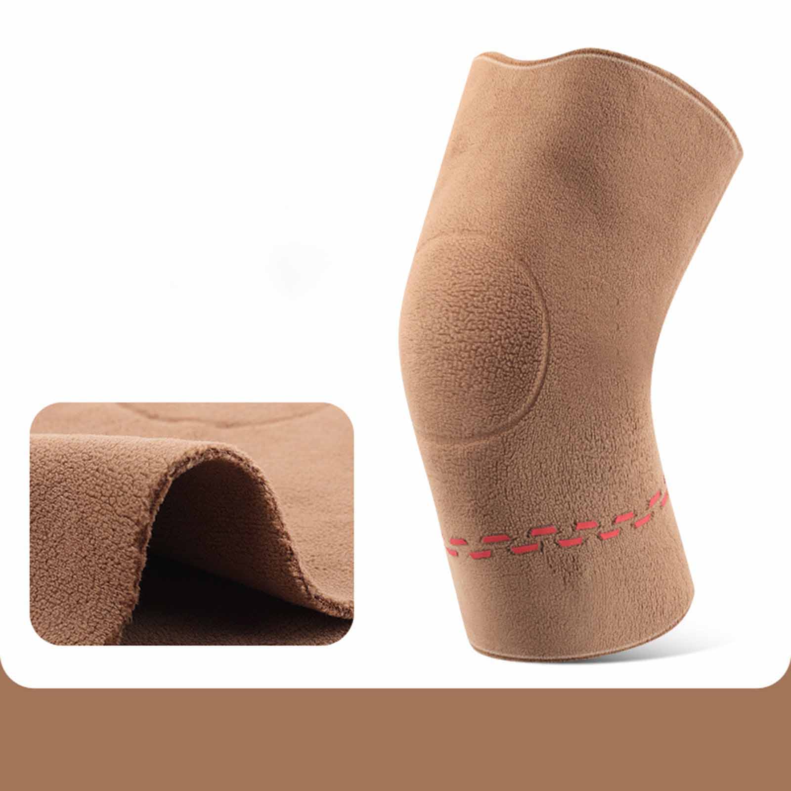 

Cold-Proof Double-Sided Fleece Knee Pads – Thickened Warm Heat-Storing Knee Gear for Outdoor Sports & Winter Activities M