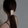 Hair Wrap Hairpins Women's hair clips PU Leather Hair Band Korean Style Hair Cuff Ponytail Holder