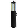 Wrapping Paper Storage Bag Nylon 40in Gift Wrap Storage Container with Clear PVC Window Black