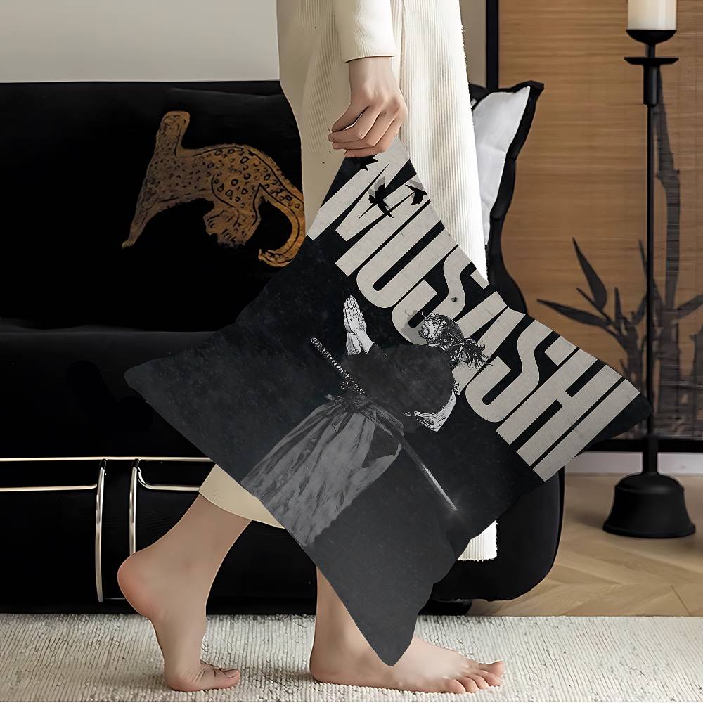 Vagabond Manga Cushion Cover Inches Farmhouse Decor Home Throw Pillow Covers For Couch Decorations