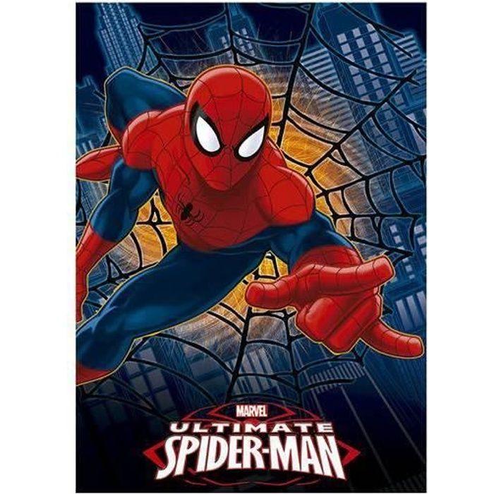 Plaid polaire spiderman marvel