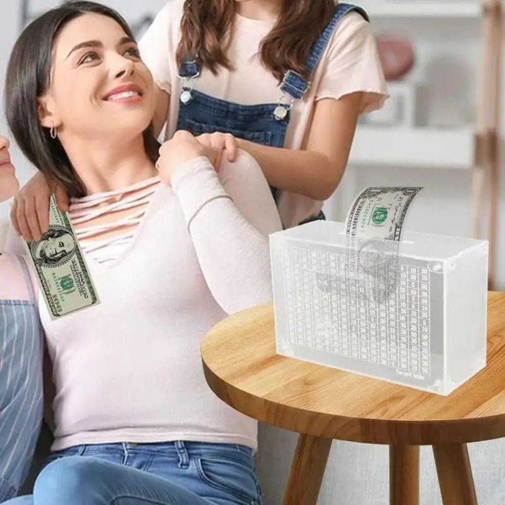 Acryl Spaarvarken 1000/5000/10000 Geld Spaarpot Kinderen Cadeau Geldkistje Kinderen