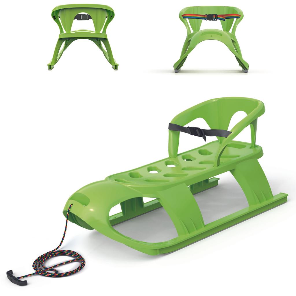 Sanki z oparciem BEZZY SEAT | Zielony
