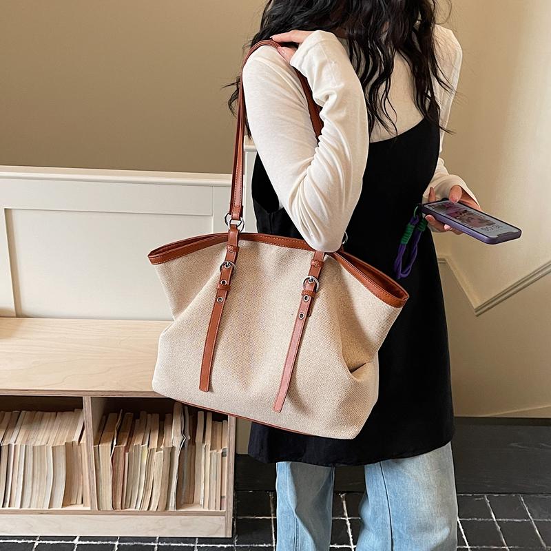 Commuter Tote Bag Women's Shoulder Bag Large Capacity Underarm Bag