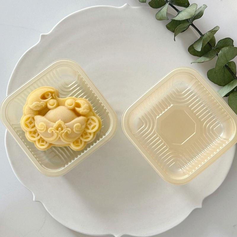 Crabs Shaped Pastries Molds Hand Pressed Mooncakes Maker Bean Pastes Cake Mould Dessert Bakewares for Cooking Lover