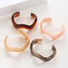 Punk Resin Bangle Set Wide Exaggerated Chunky Bangles Vintage Cuff Bracelet Set  Gifts