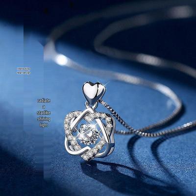 2021 Silver-Plated Women's Necklace, Non-Fading Niche Jewelry Clavicle Chain - Ideal Qixi Valentine’s Day Gift