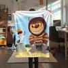 1PC Where the Wild Things Are Patterned Flannel Blanket Suitable For All Seasons for Home Decor Warmth and Comfort Gifts Holiday Present