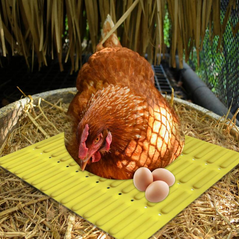 Chicken Laying Pads Washable Chicken Roosting Pad Breathable Coop Supplies Reusable Laying Mat for Poultry Farming Backyard
