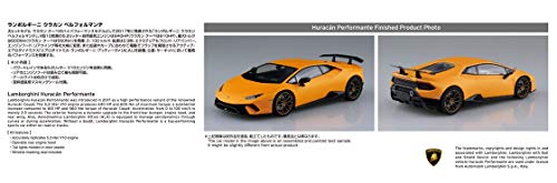 Aoshima Bunka Kyozai 1/24 Supercar Series No. 27 Lamborghini Huracán Performante Plastic Model Kit