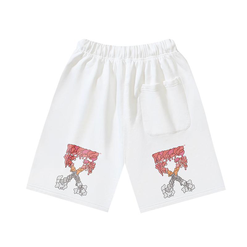 1213 Off-White 2025 Spring/Summer New OW Dissolved Arrow Printed Men's and Women's Casual Loose Shorts