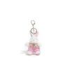 2025 new cute cotton rope master dog bag pendant pearl love necklace dog doll keychain