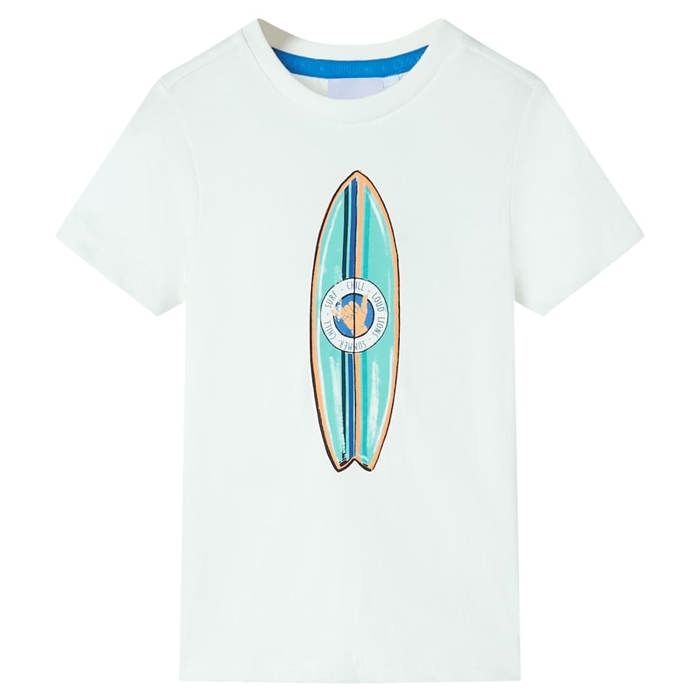 T-shirt pour enfants avec manches courtes écru 92/104/116/128/140