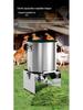 Multi-Function Stainless Steel Grass & Vegetable Chopper for Poultry and Home