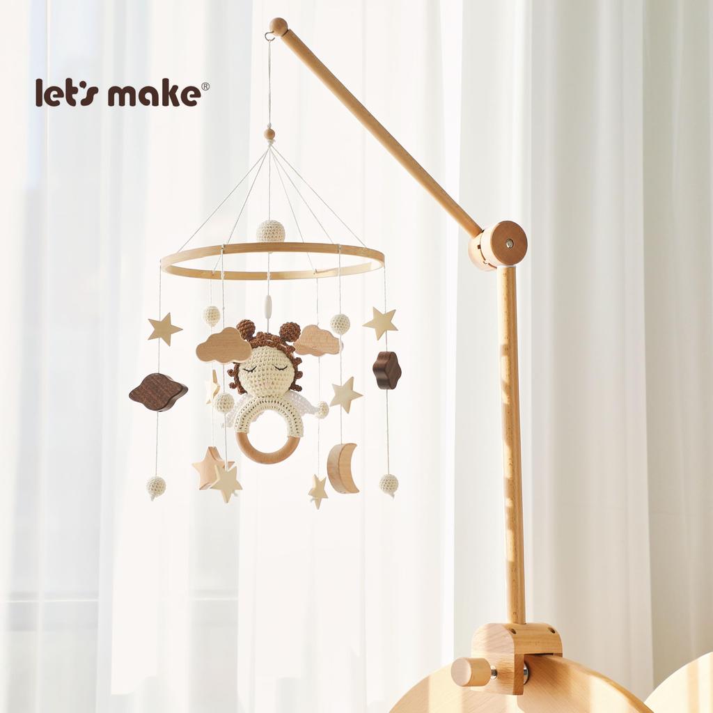Let's Make Bed Mobile, Mobile Holder for Babies, Newborns, and Up, Baby Prep, Gift, Soothes Crying