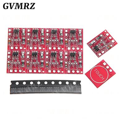 10PCS/LOT NEW TTP223 Touch Button Module Capacitor Type Single Channel Self Locking Touch Switch Sensor SOT23