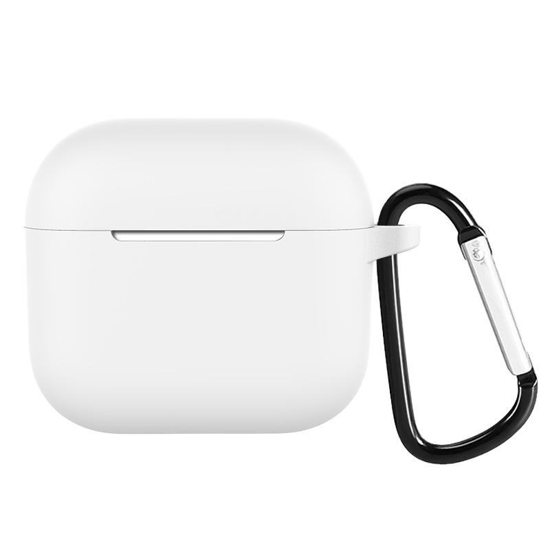 Для apple airpods 3 2022 защитный чехол для наушников силиконовый чехол милый силиконовый чехол однотонного цвета для apple airpods 3 2022