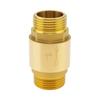 1 Inch Heavy Duty Check Valve - Bronze Backflow Preventer for Well Pump, Water Tank & Plumbing, Horizontal Flow One-Way Valve, Corrosion Resistant