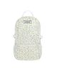 Themuseumvisitor Floral String Sports Backpack (Ivory)
