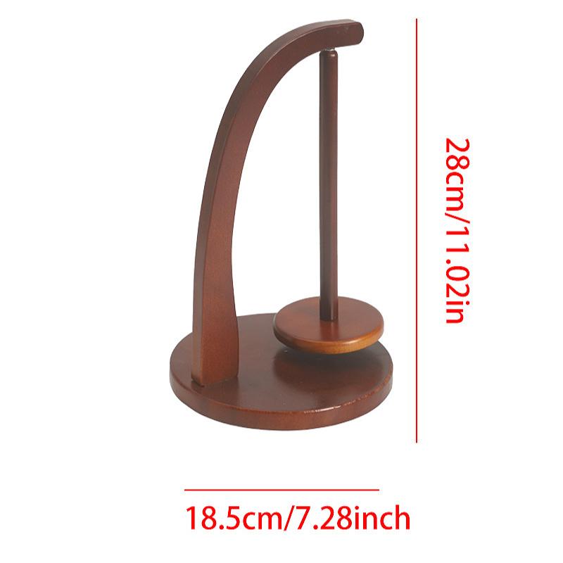 1pc Wooden Wool Organiser, Rotatable Bobbin Holder, Knitting Bobbin Holder, Wooden Bobbin Turning Tool