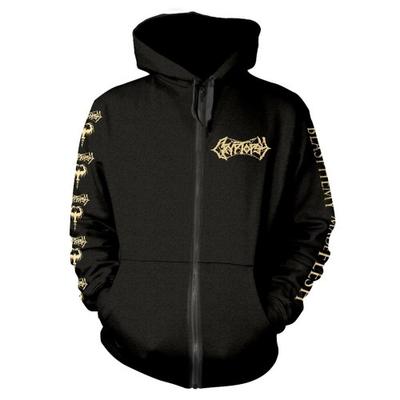 Cryptopsy Unisex-Erwachsene Blasphemy Made Flesh Full Zip Hoodie