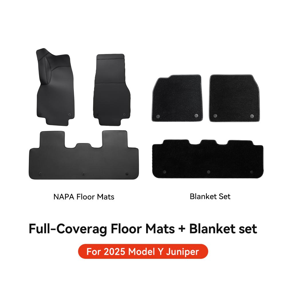 YZ For Tesla Model Y Juniper 2025 New Leather Trunk Mats Fully Surrounded Waterproof Non-Slip Liner Custom Floor Mat Accessories