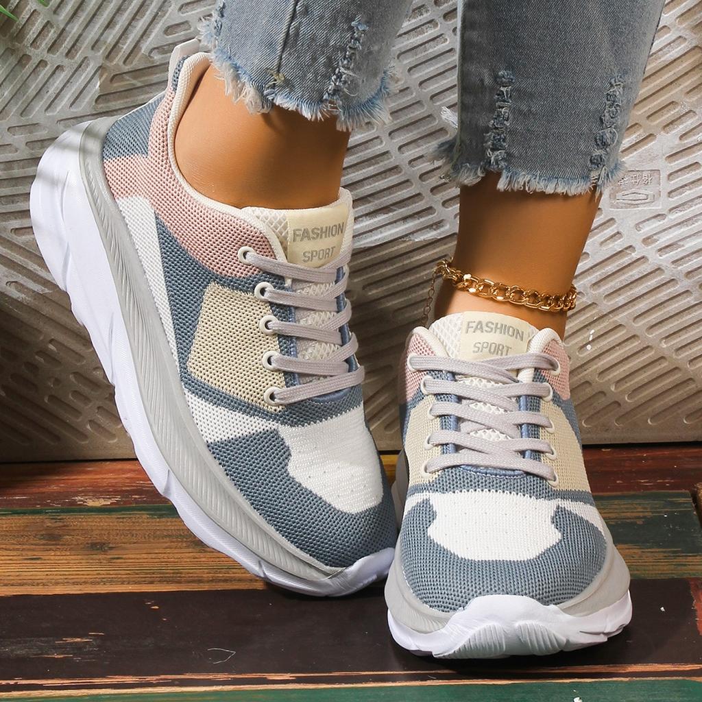 Sport Adult Mesh Sneakers Women Lightweight Running Sneakers Women's Casual Fashion Lightweight Running Shoes Size 36-43