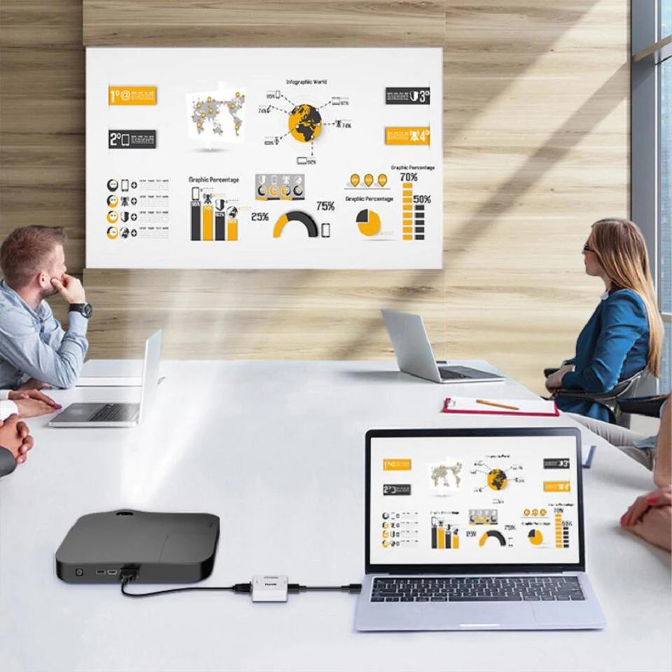 HDMI To VGA Converter With Audio VGA To HDMI Converter HDMI Adapter for Notebook Xbox360 DVD PS3 PC HD 1080P TV Box Projector