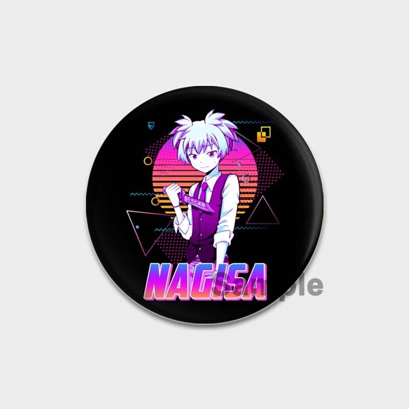 58MM 58mm Ručně vyráběné brož Pin Anime Atentát Učebna Brože Kreslený Cosplay Odznaky Batoh Dekorace klobouku Odznaky do klopy Dárky
