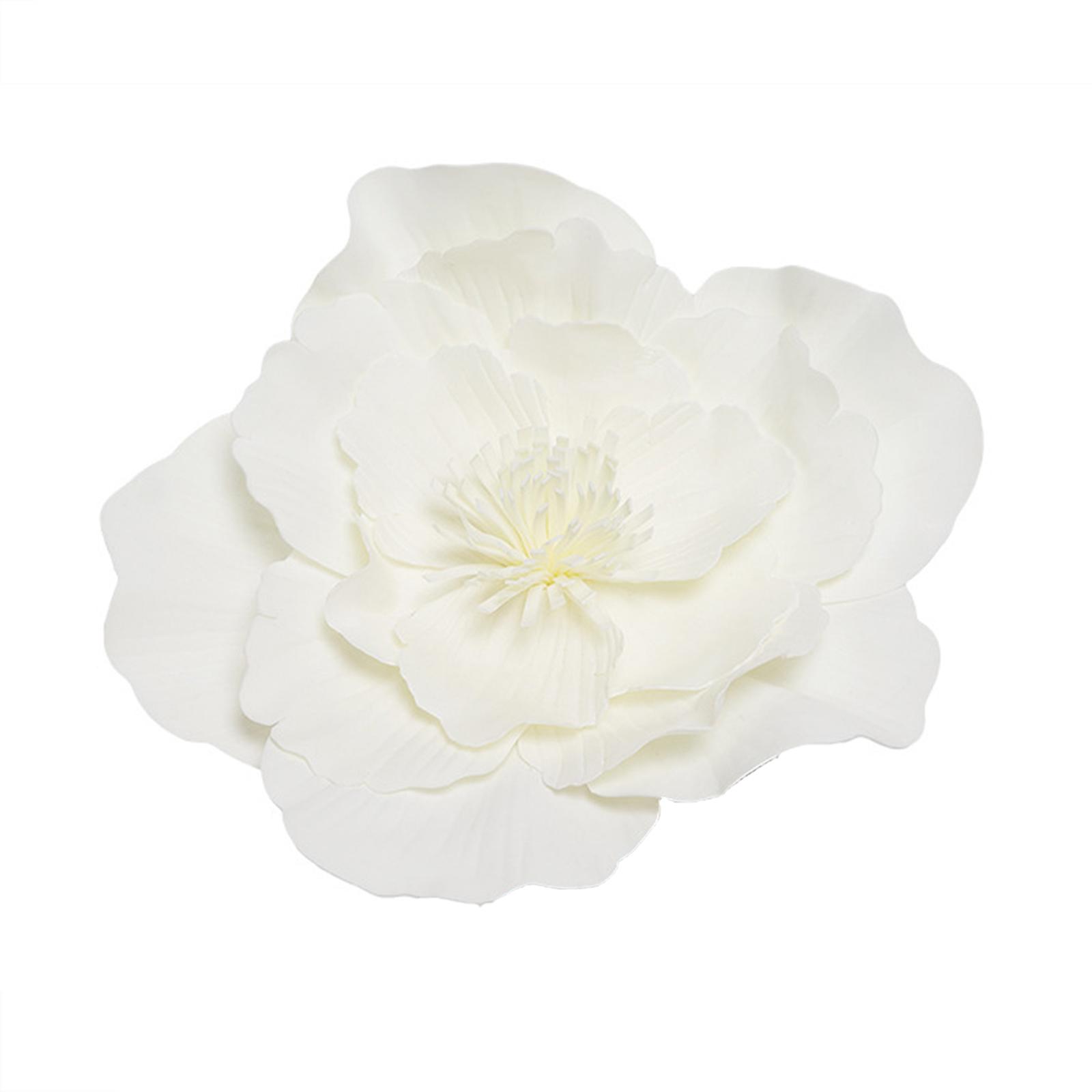 Большой Цветочный Ободок Большие Цветочные Шляпы для Женщин Цветочный Шляпка-Фасинатор Цветочный Ободок-Фасинатор Костюмный Головной Убор белый