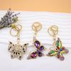 Delicate Rhinestone Butterfly Fashion Crystal Insect Charm For Women Men Pendant Bag Charm