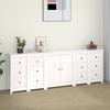 Day and Night - Day and Night Solid White Pine Wood Sideboard 230 X 35 X 80 Cm