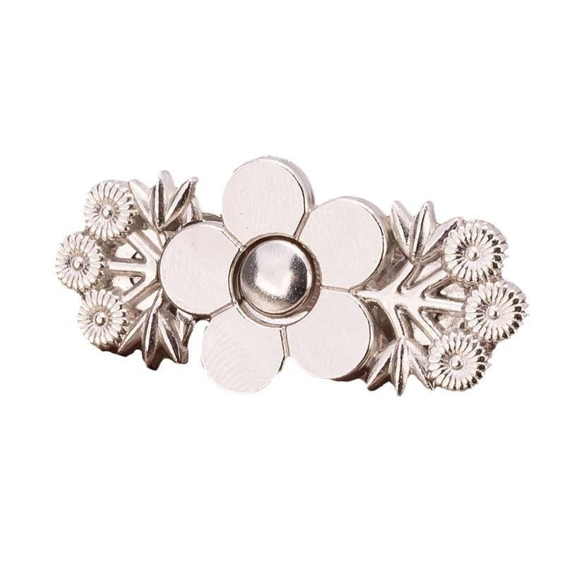 Various Cute Styles No Sew Waist Tightener Buttons Alloy Adjustable for Jeans Skirt Pants Waist Adjustment Accessory