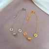 Female Personality Circular Small Waist Letter Bracelet