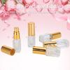 5ml Glass Empty Perfume Spray Bottle Refillable Travel Portable Perfume Atomizer(3mlGold Head )