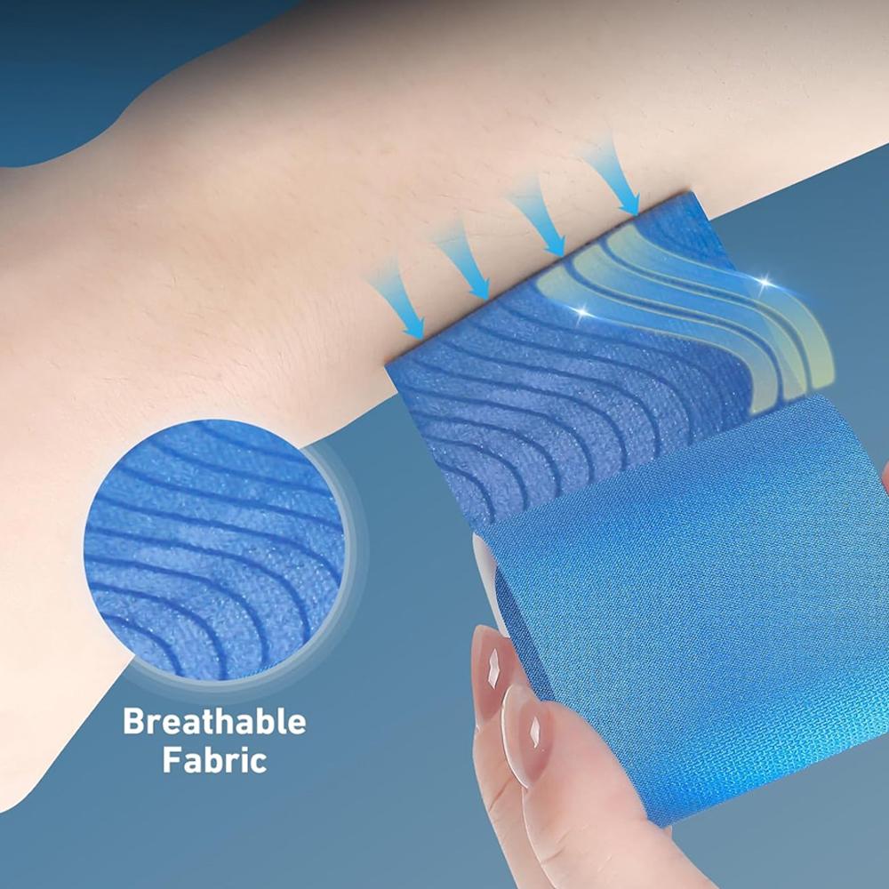 10 Stück/Set Kinesiologie-Tape für Knie, Knieunterstützung & Stabilität - Wasserdicht & Elastisch, Atmungsaktives Hypoallergenes Latexfreies Tape