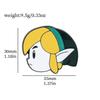 Legend Of Zelda Breath Of The Wild Metall Anstecknadel Link's Königreich Tränen Schild