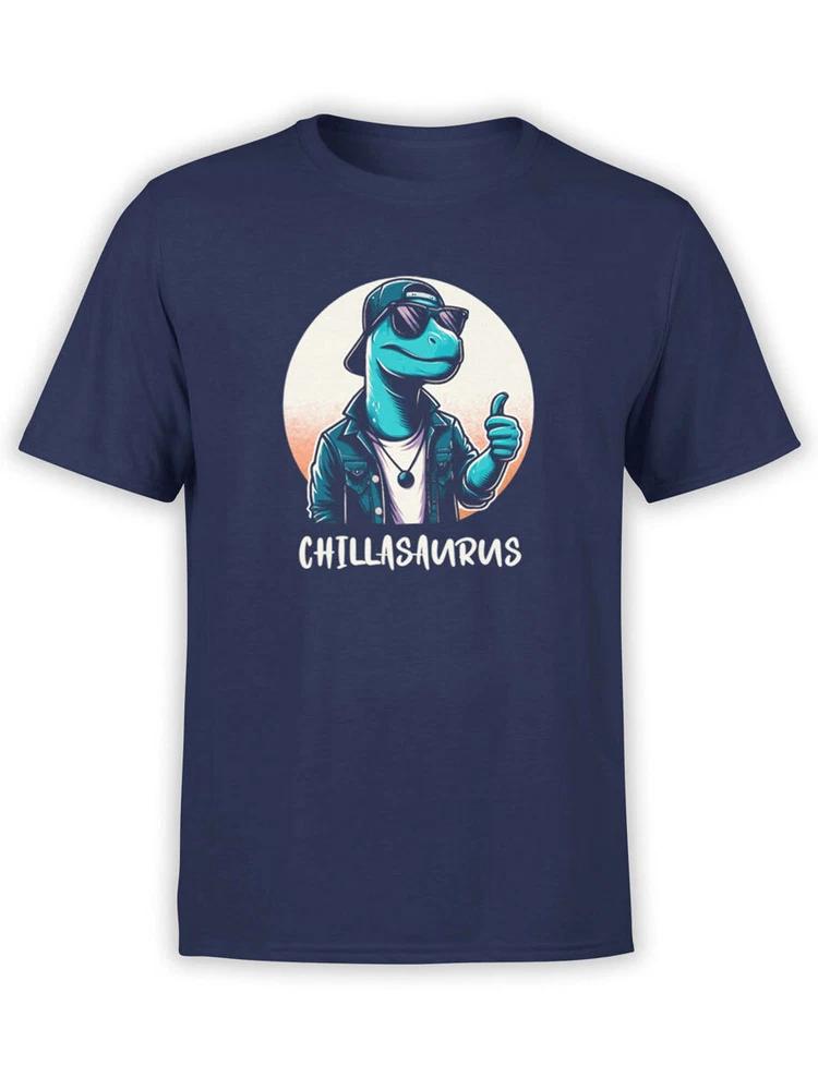Fantucci Unisex Dinosaur Collection Chillasaurus TShirt S