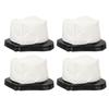 4pcs Handheld Vacuum Cleaner Filter High Strength Efficient Dust Cup Filter for XSB726N SV75 SV70