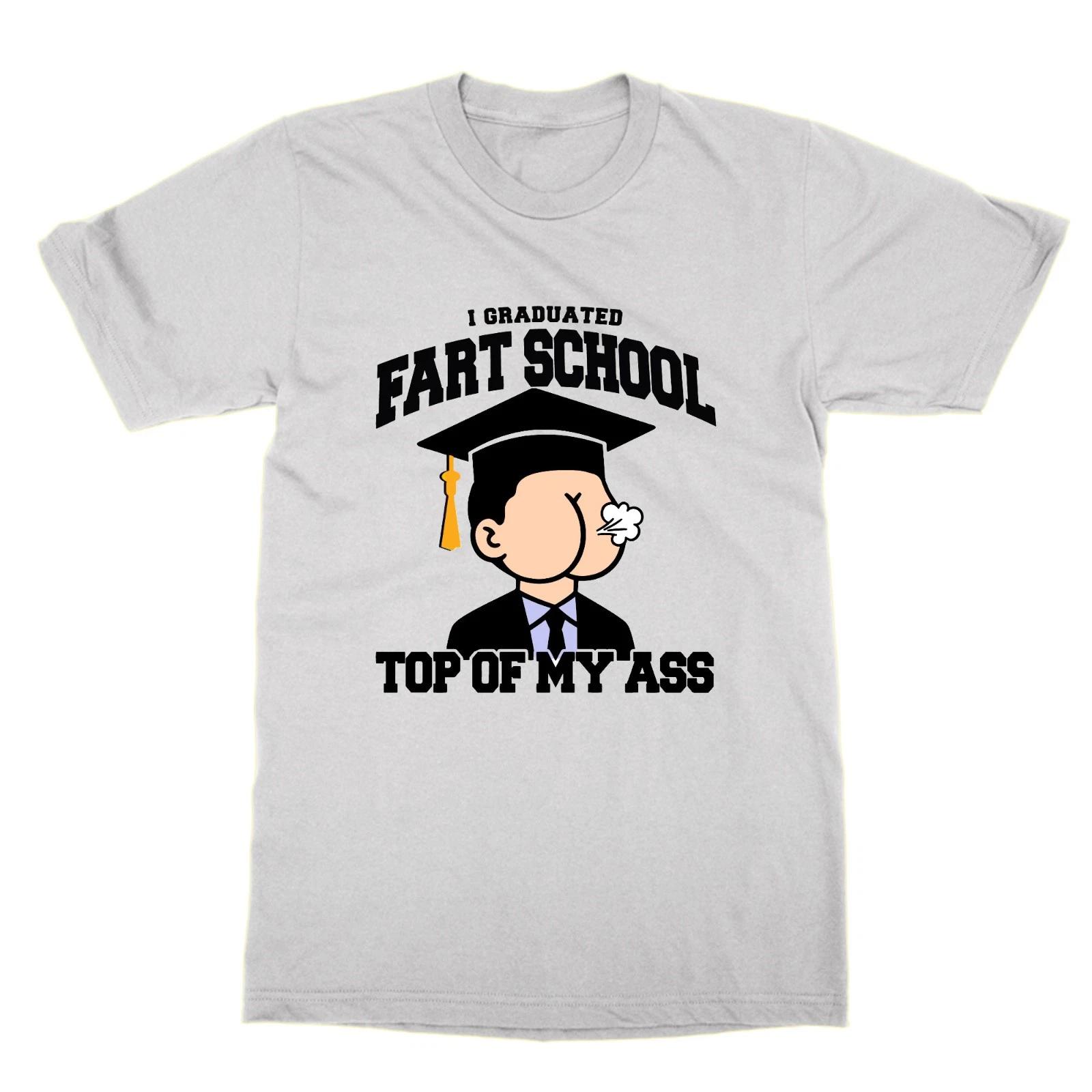 J ai Diplômé De L École De Flatulence T-Shirt Drôle Blague Chemise S