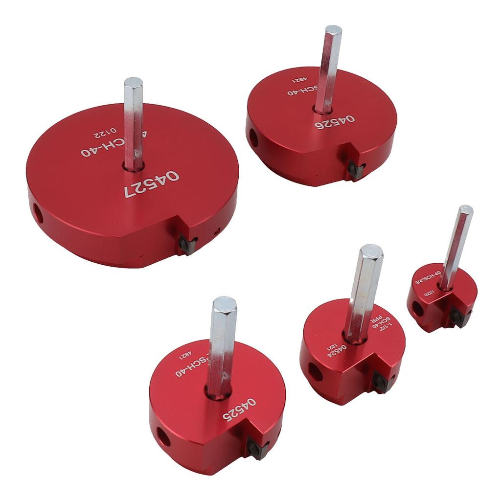 Pipe Fitting Reamer Kit Enlarge Pipe Diameter High Speed Steel Fade Resistant Pipe Reamer Tool Type