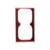 For Honda Civic 8th 2006-2011 Red Carbon Fiber Water Cup Holder Cover Trim