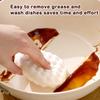 2pcs Wash Sponge Doubke-side Suction Pot Pan Dishes Cleaning Sponge Kitchen Cleaning Brush Multifunctional Cleaning Tool