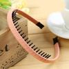 Korean Cloth Around Plastic Teeth Comb Hairband Hair Hoop for Lady Girls Women