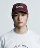 Peuloseseu Applique Ballcap - Burgundy